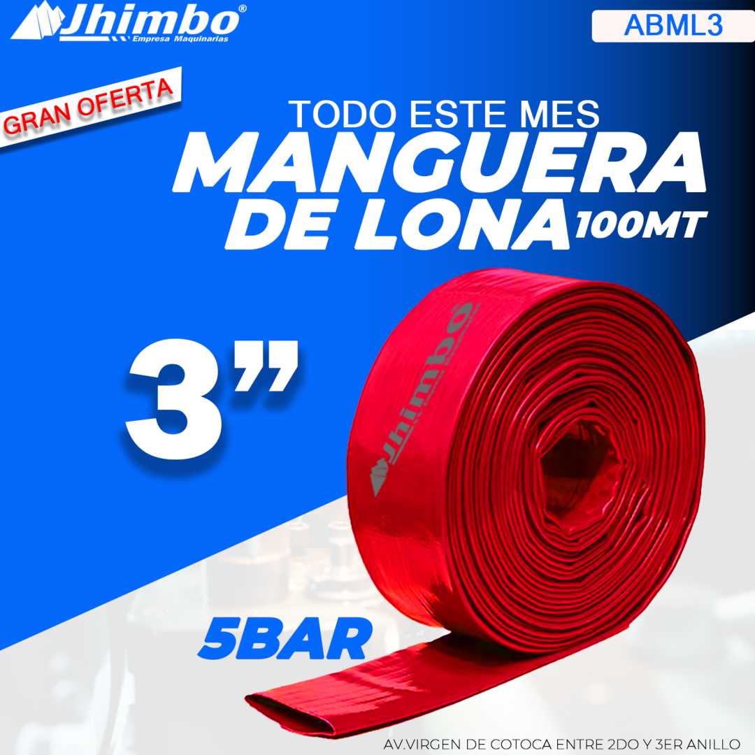 Manguera de lona - Jhimbo Importadora