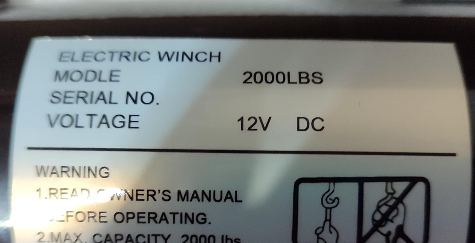 GUINCHE ELECTRICO 12V 2000LBS INDUSTRIAL BOLIVIA - Imagen 3
