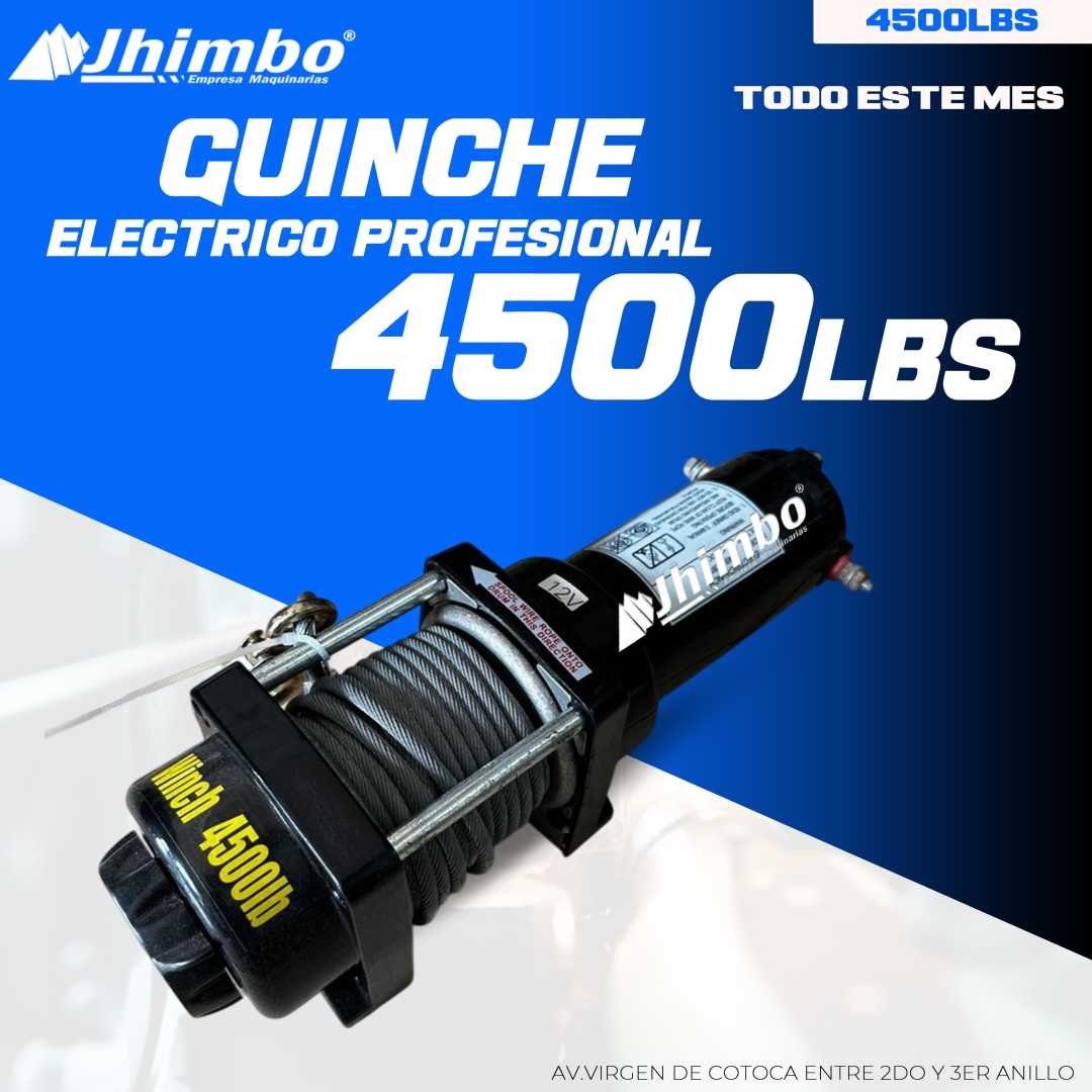 GUINCHE ELECTRICO 4500LBS JAPONES-BOLIVIA - Imagen 1