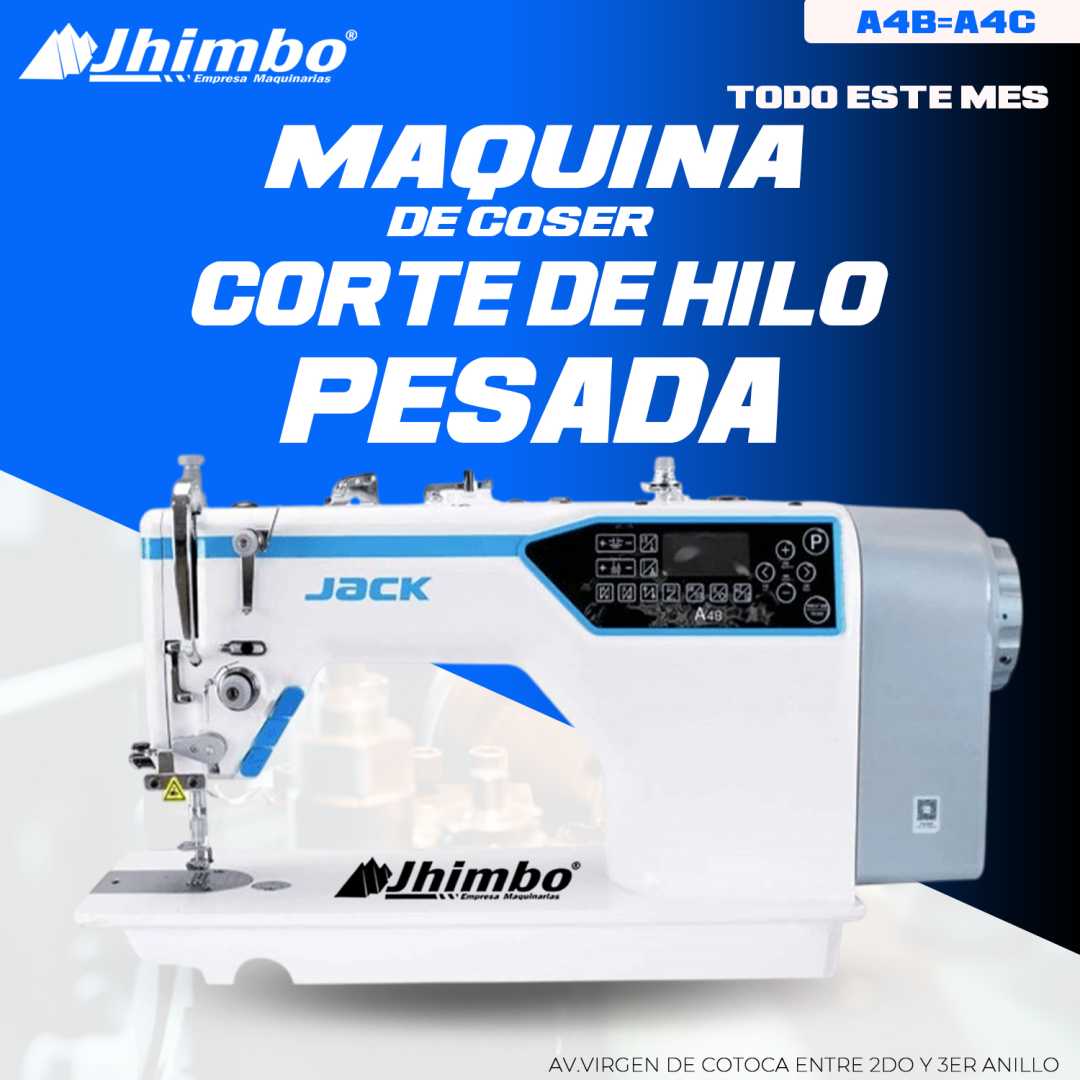 Maquina de coser Corte Hilo Pesada Bolivia