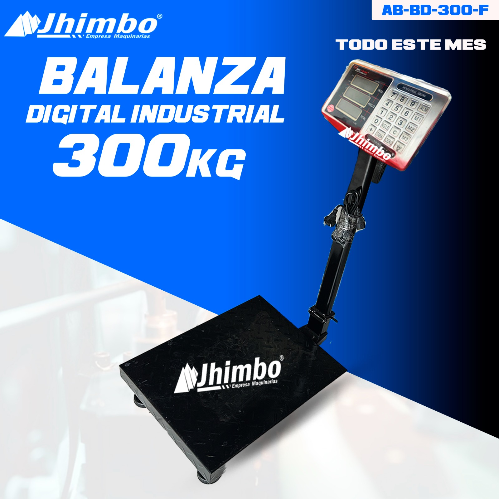 Balanza digital de 300kg Bolivia - Jhimbo Importadora