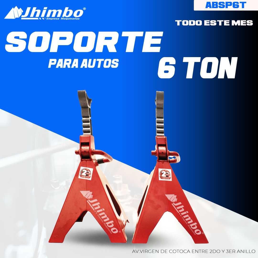 SOPORTE PARA AUTOS DE 6 TON - Jhimbo Importadora