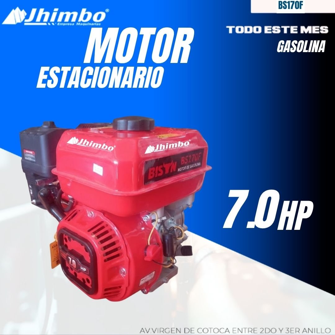 MOTOR ESTACIONARIO 7 HP USO INDUSTRIAL Bolivia