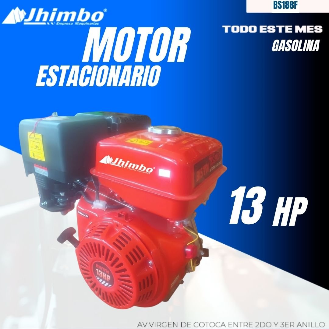 MOTOR ESTACIONARIO 13 HP USO INDUSTRIAL BOLIVIA - Jhimbo Importadora
