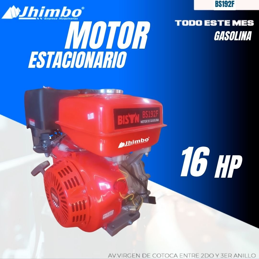 MOTOR FUNCIONARIO 16 HP USO INDUSTRIAL Bolivia - Jhimbo Importadora
