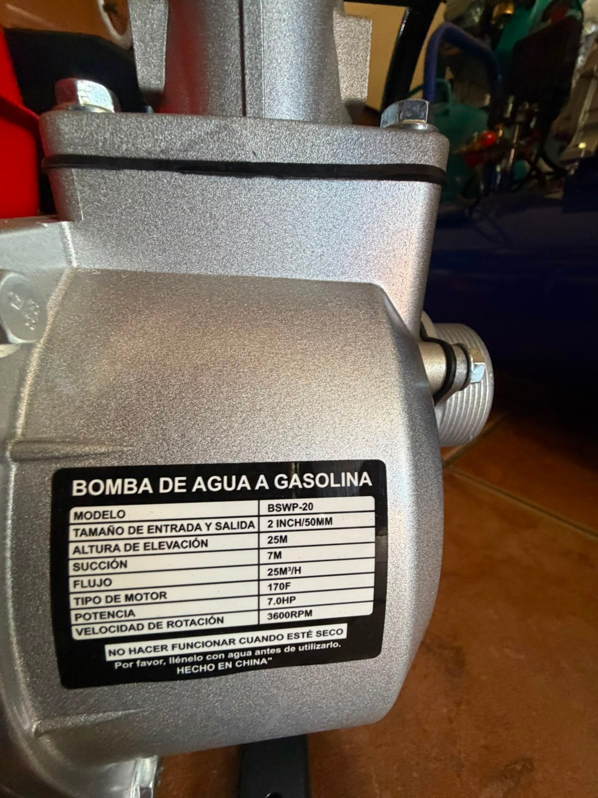 MOTOBOMBA A GASOLINA DE 2 PULGADAS JAPONESA - Imagen 3