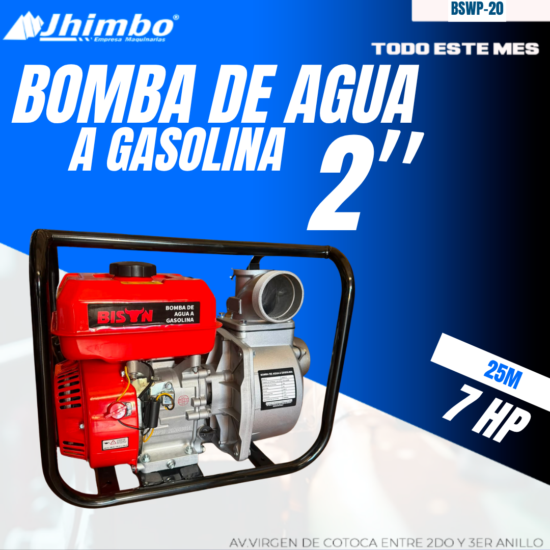MOTOBOMBA A GASOLINA DE 2 PULGADAS JAPONESA - Jhimbo Importadora