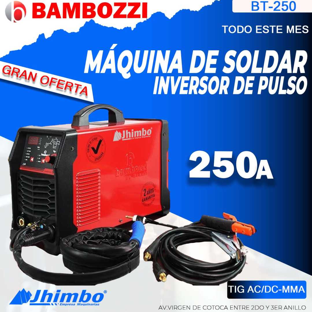 Soldadora inversor 250A Bolivia - Jhimbo Importadora