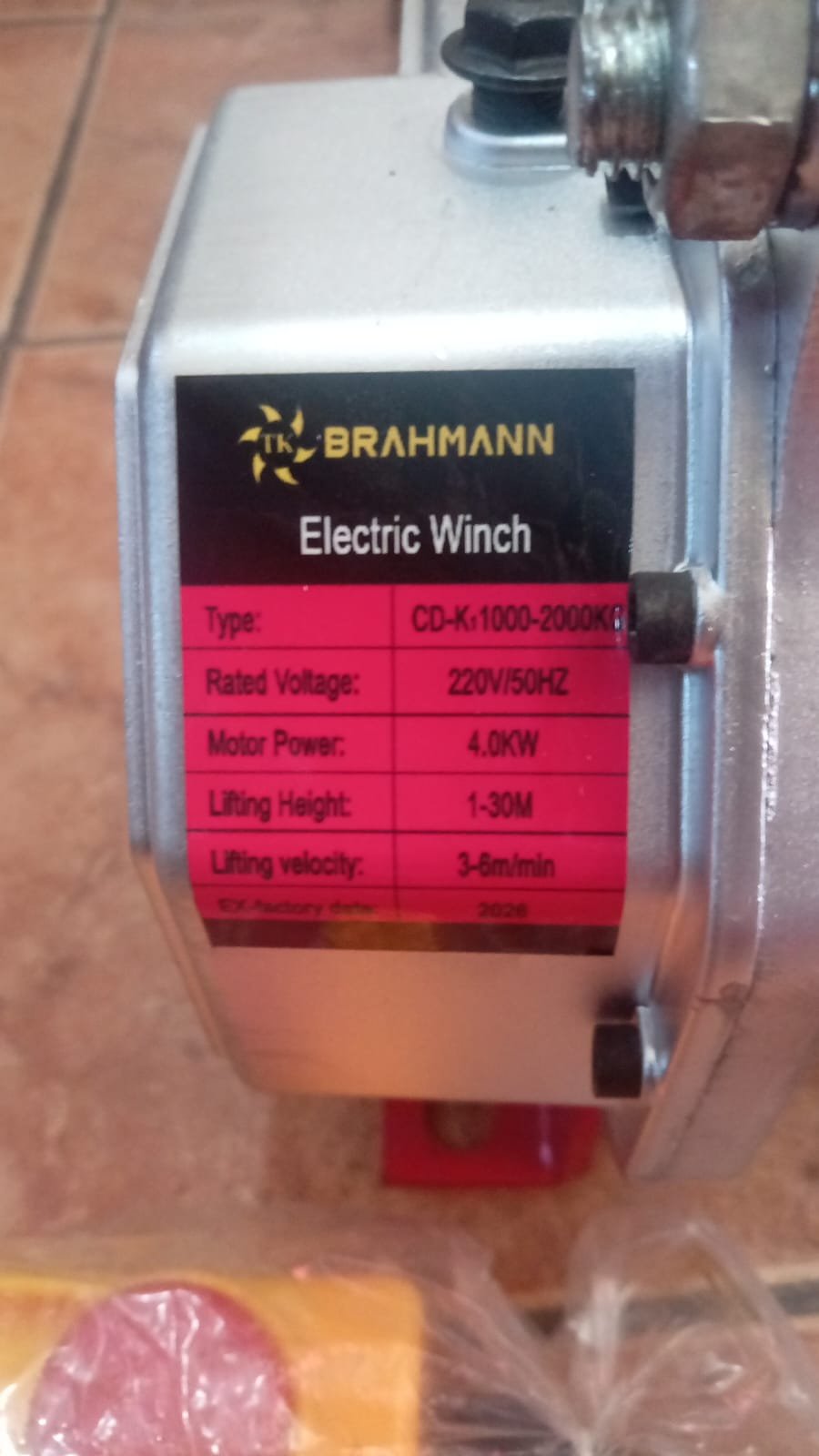 GUINCHE ELECTRICO PARA ASCENSOR - Imagen 3