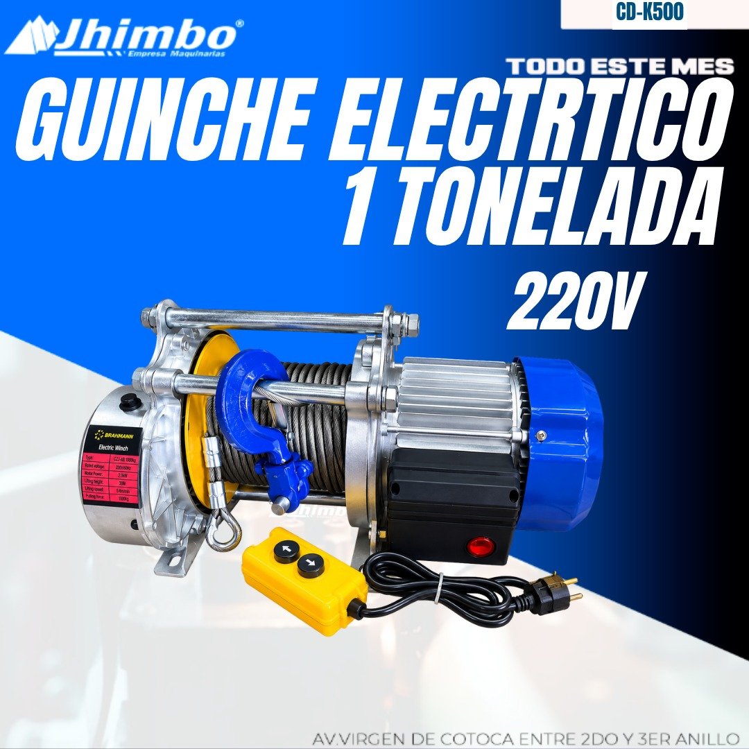 GUINCHE ELECTRICO PARA ASCERNSOR - Jhimbo Importadora