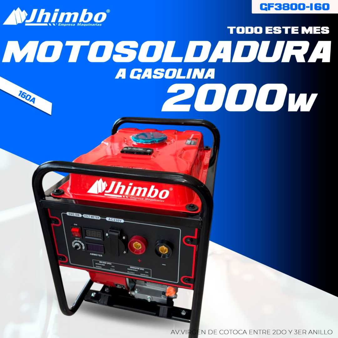 Motosoldador a gasolina 2.0kW Bolivia - Jhimbo Importadora