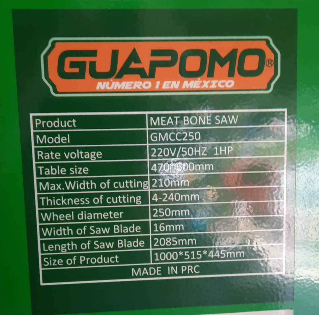 CORTA HUESO INDUSTRIAL 1HP MAS MOLEDORA DE CARNE Bolivia - Imagen 4