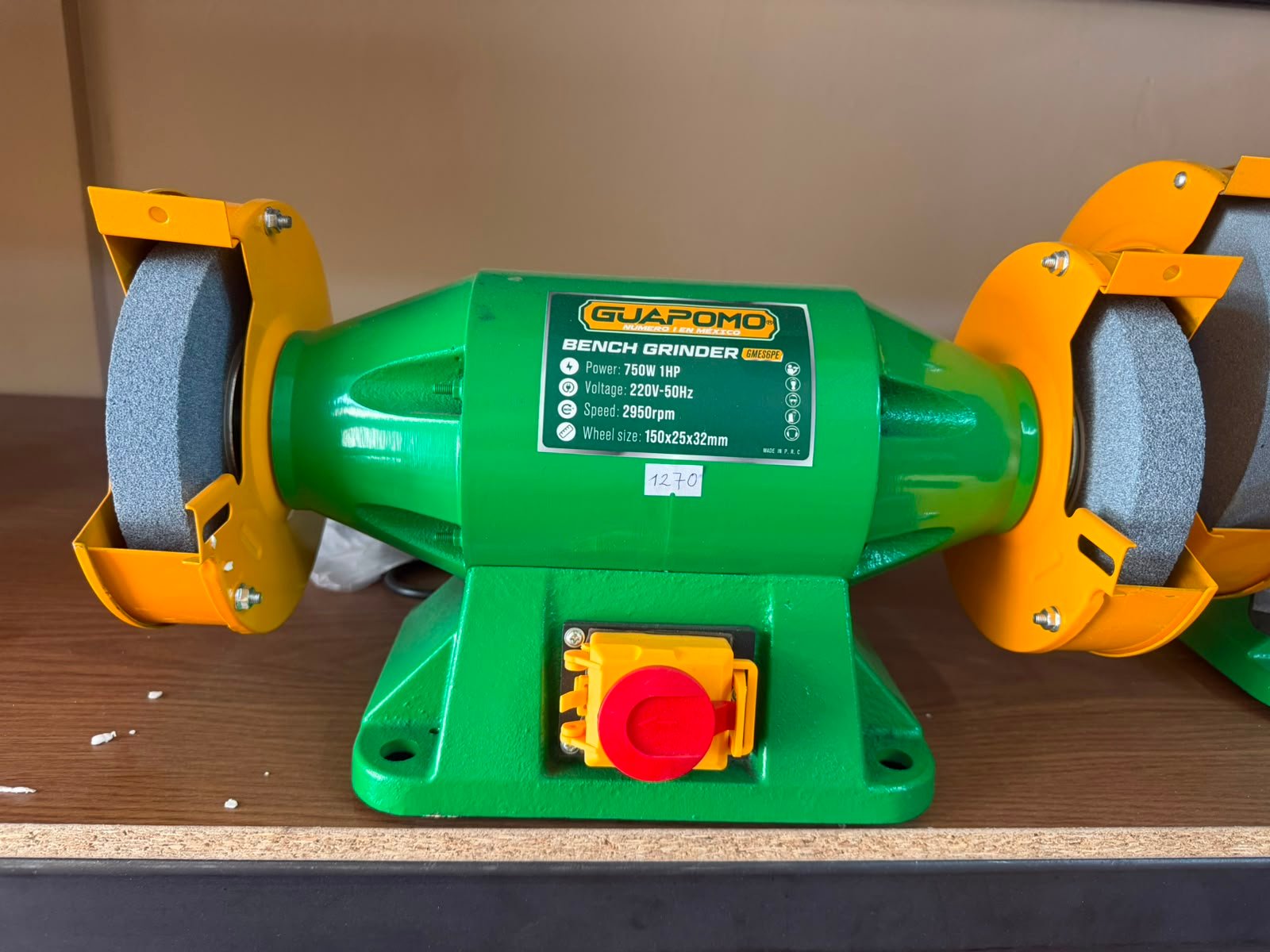 ESMERIL DE BANCO 6 1HP REFORZADO - Imagen 2