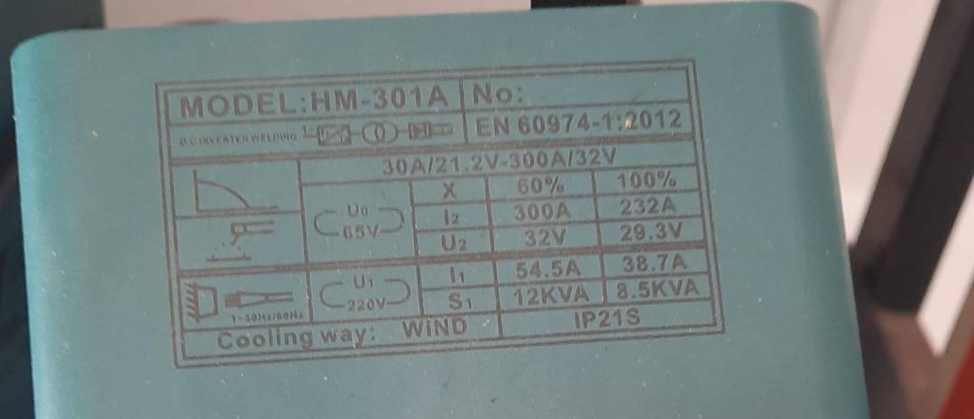 Maquina de soldar 301a Mastermaq Bolivia - Imagen 3
