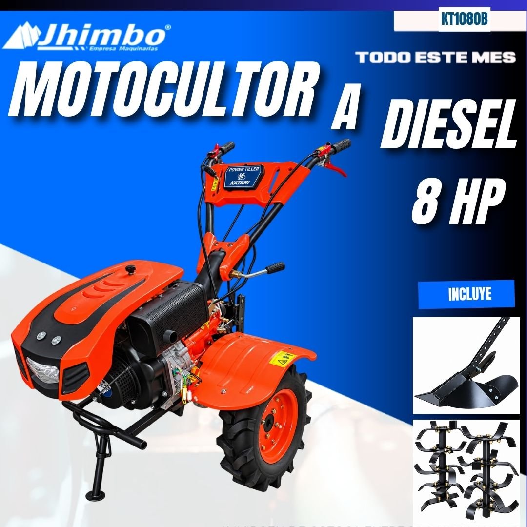 MOTOCULTOR A DIESEL 8 HP BOLIVIA - Imagen 1