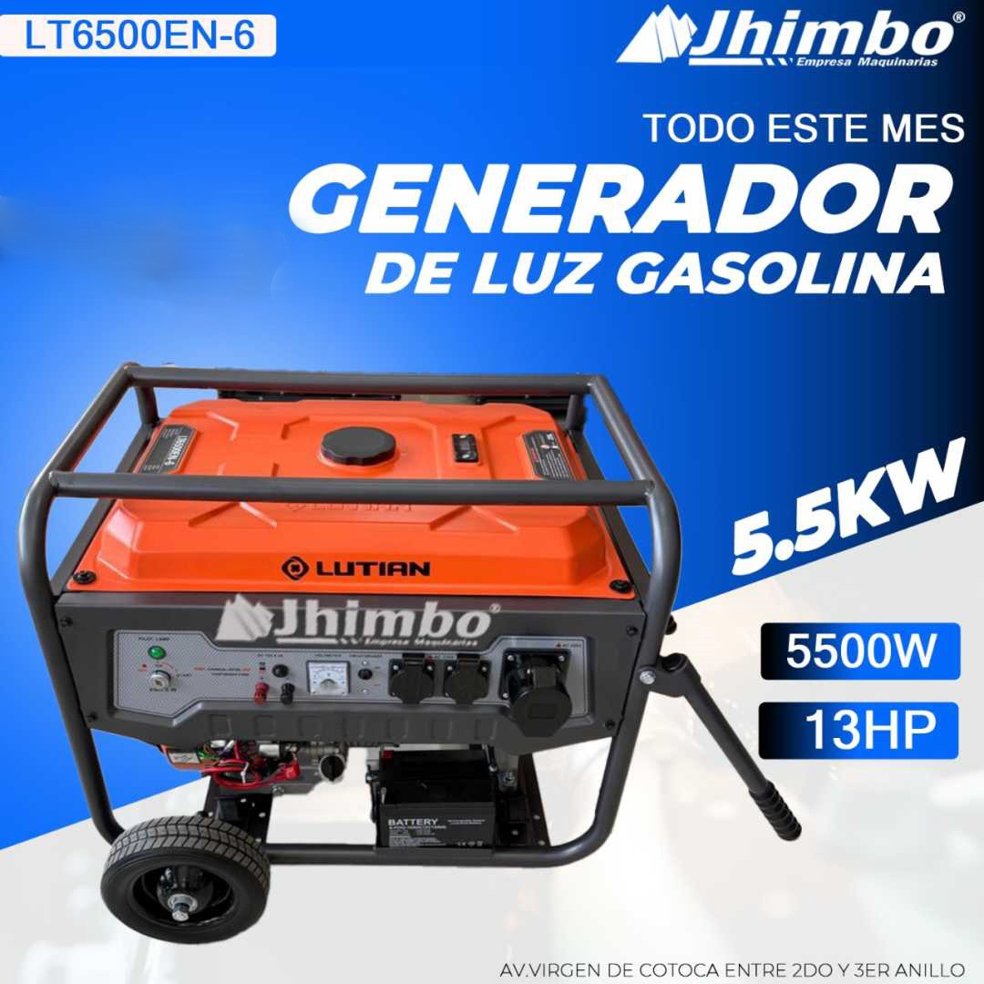 Generador de luz 5500w Bolivia - Jhimbo Importadora