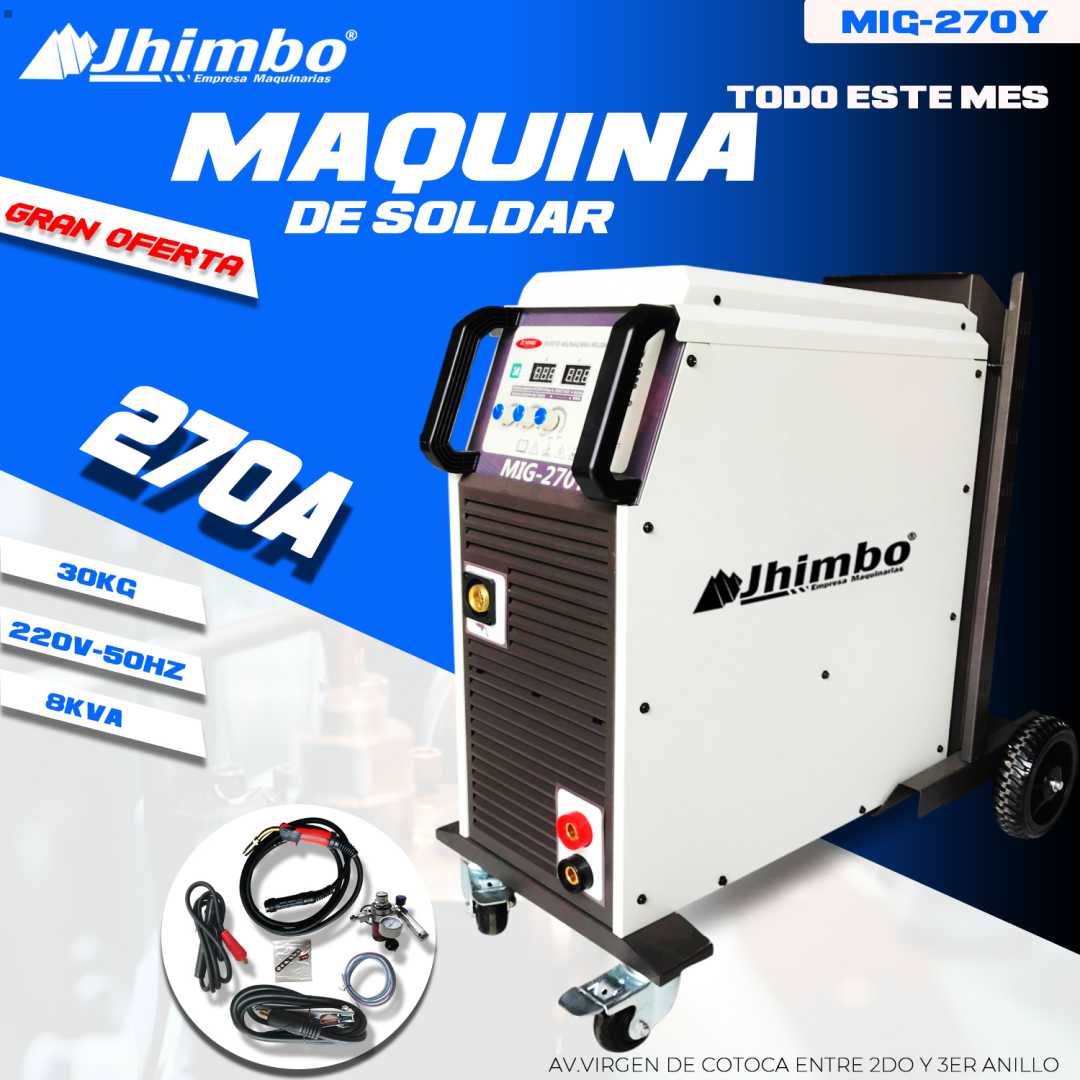 Soldadura MIG-270Y Santa Cruz - Jhimbo Importadora