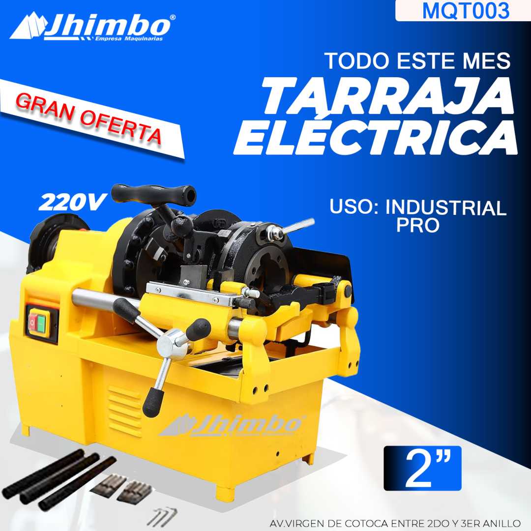 Tarraja electrica de 1/2 2" 750W Bolivia - Jhimbo Importadora