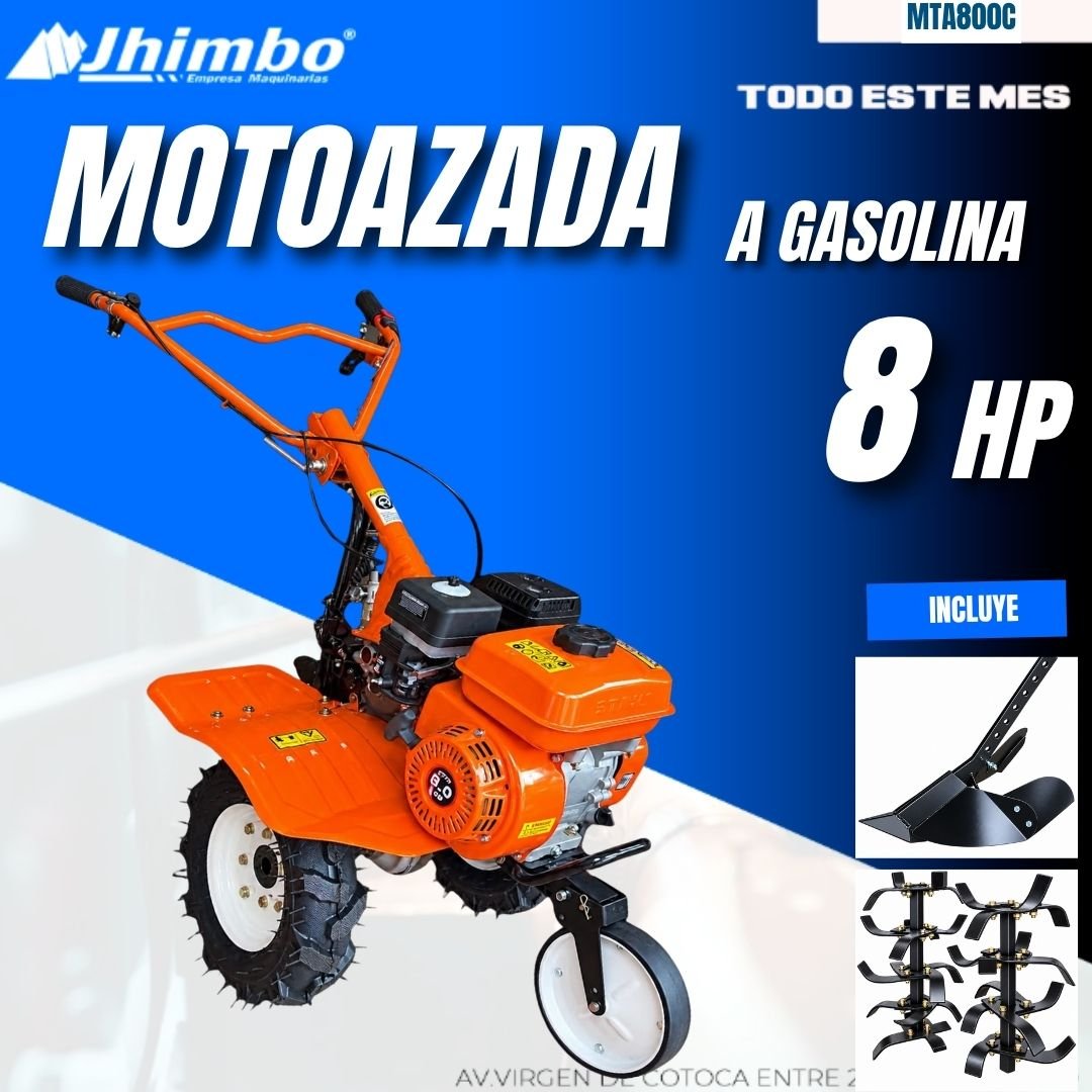 MOTOAZADA GASOLINA 8 HP BOLIVIA - Jhimbo Importadora