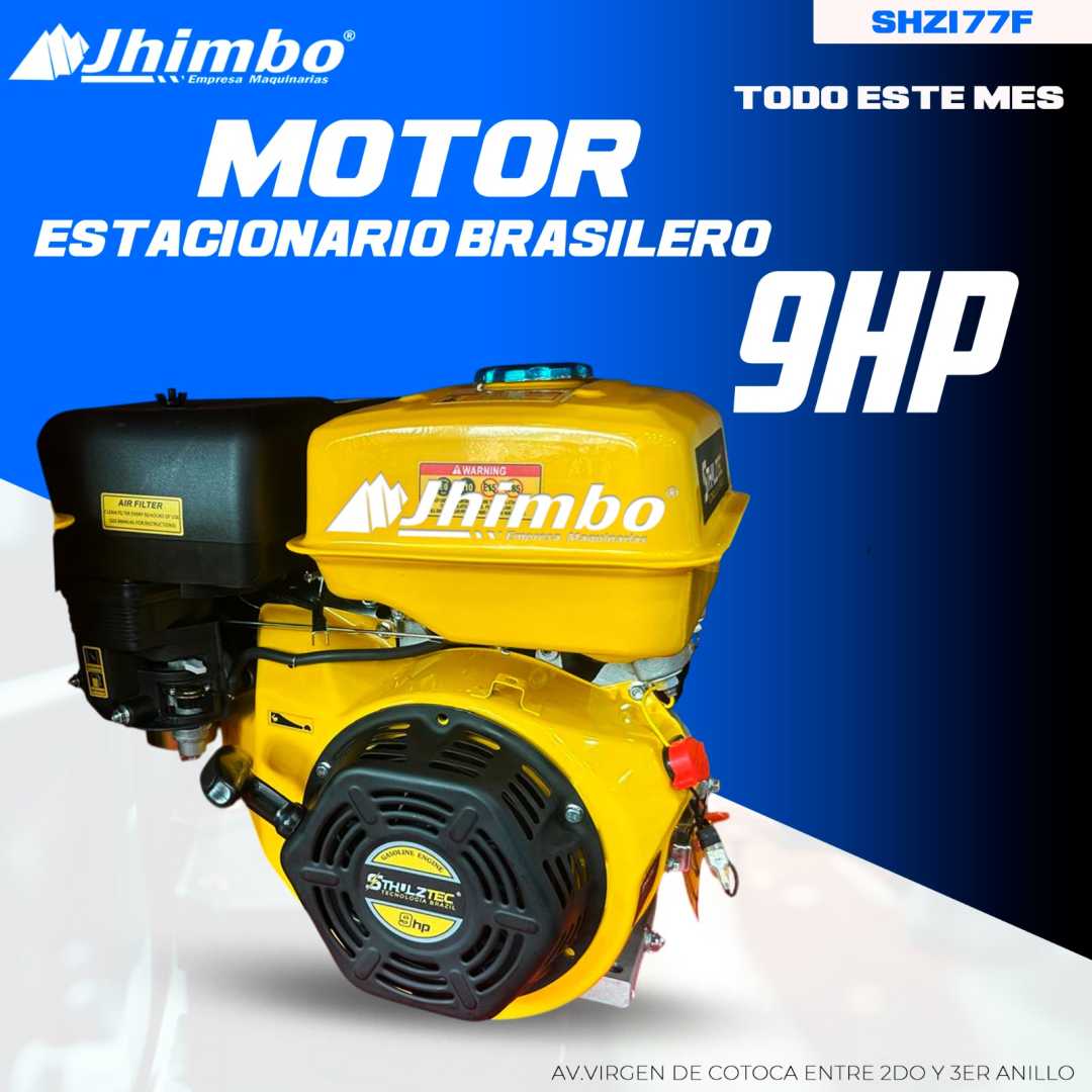 MOTOR ESTACIONARIO A GASOLINA 9HP Bolivia