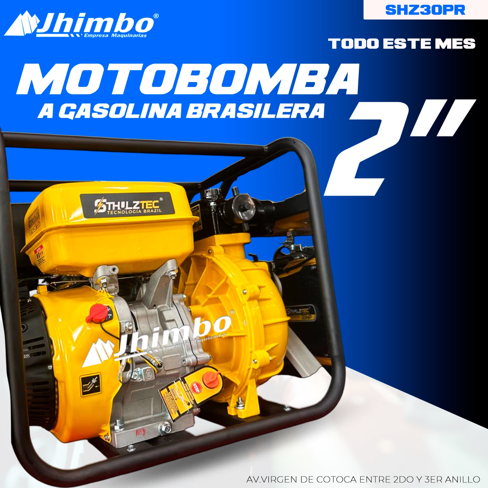Motobomba de alta precion 2" Bolivia - Jhimbo Importadora