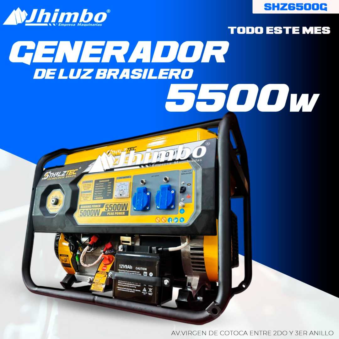 Generador de luz 5.5kW Bolivia - Imagen 1