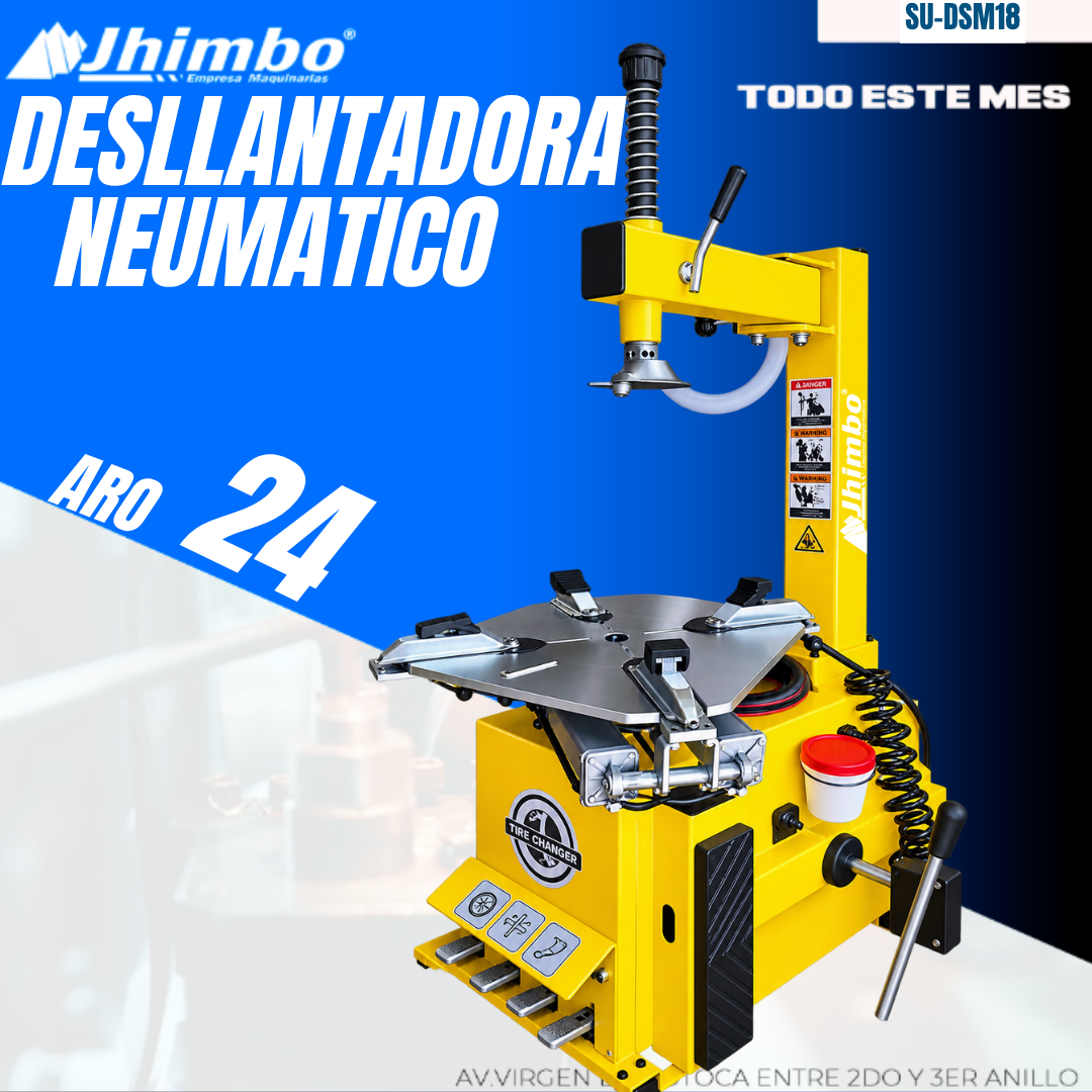 Desllantadora De Neumatico Aro 24" Industrial BOLIVIA - Imagen 1