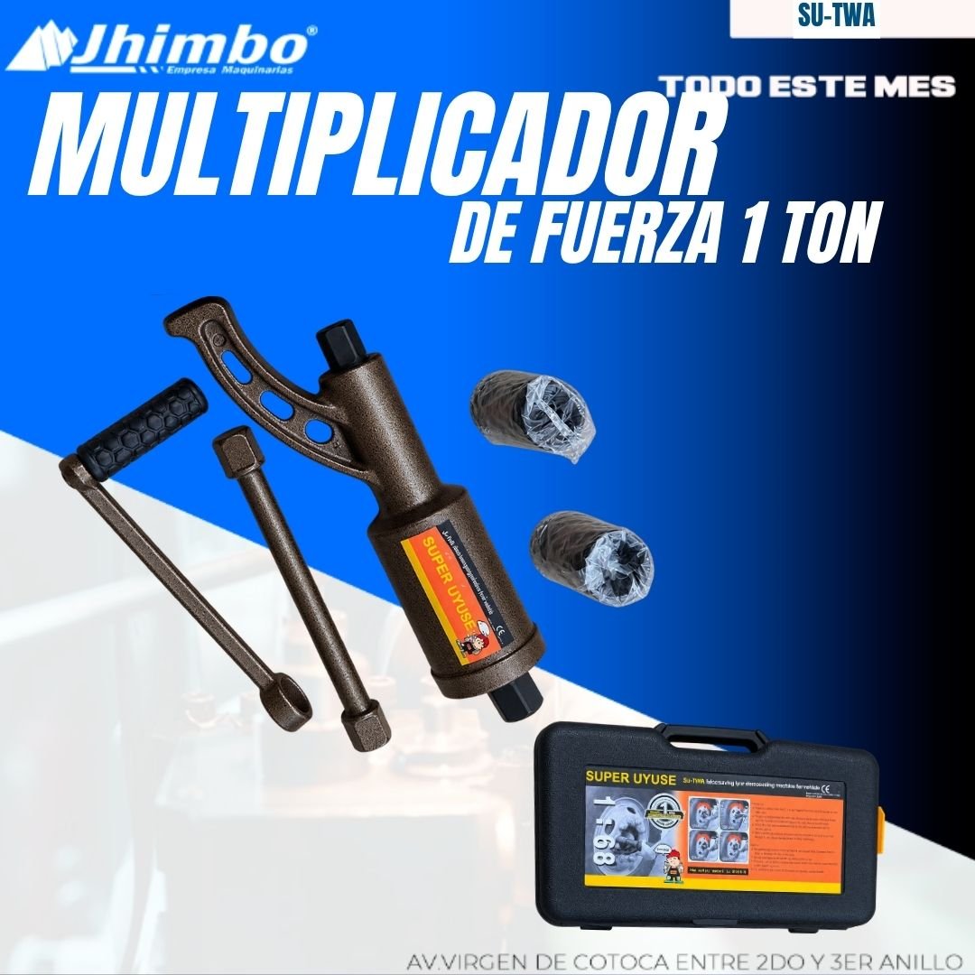 MULTIPLICADOR DE FUERZA 1 TON - Imagen 1