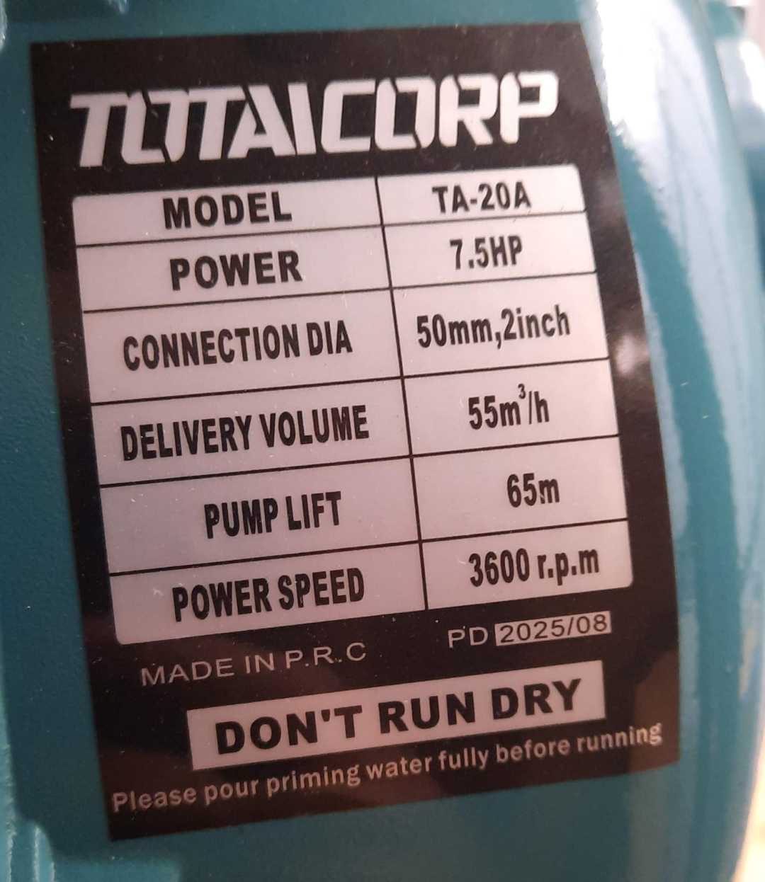 MOTOBOMBA DE ALTA PRECION 2 PULGADAS INDUSTRIAL Bolivia - Imagen 3
