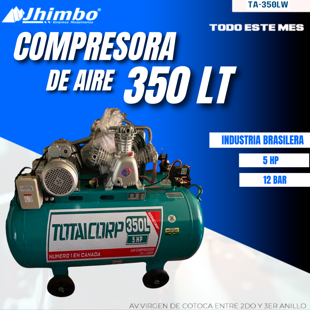 COMPRESORA DE AIRE 350L A CORREA INDUSTRIAL BOLIVIA