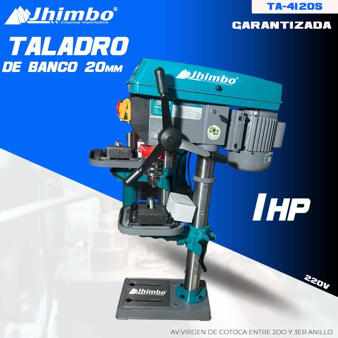 TALADRO DE BANCO 20MM 1HP INDUSTRIAL Bolivia - Imagen 1