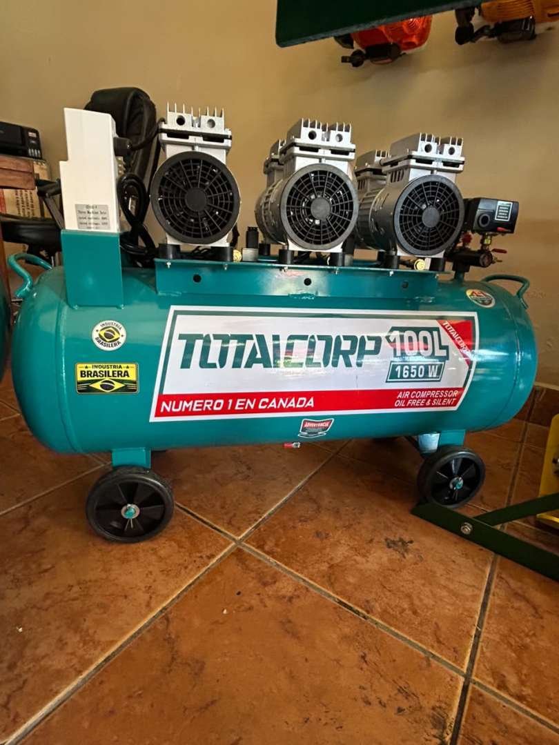 COMPRESORA DE AIRE 100L SILENCIOSO INDUSTRIAL BOLIVIA - Imagen 2