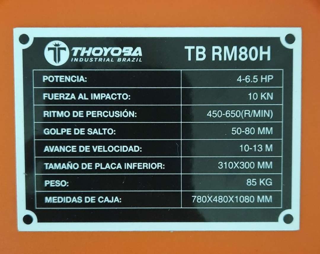 COMPACTADORA INDUSTRIAL SALTARION 80KG HONDA BOLIVIA - Imagen 3