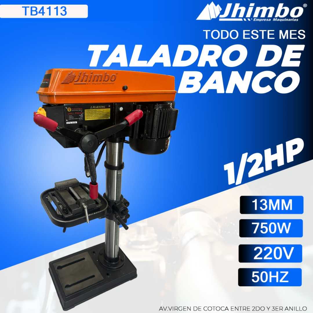 Taladro de mesa 1/2HP Bolivia - Jhimbo Importadora