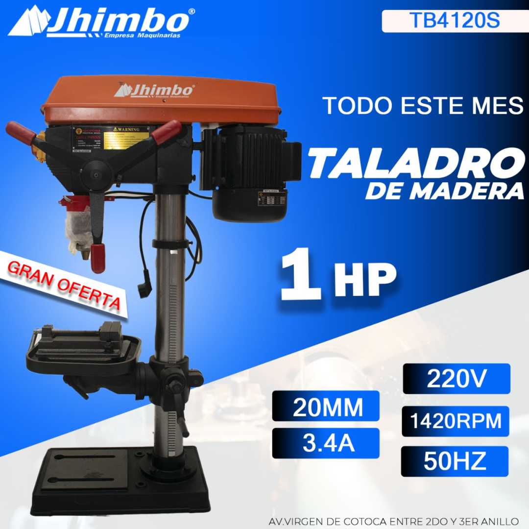 Taladro de mesa 1HP Bolivia - Jhimbo Importadora