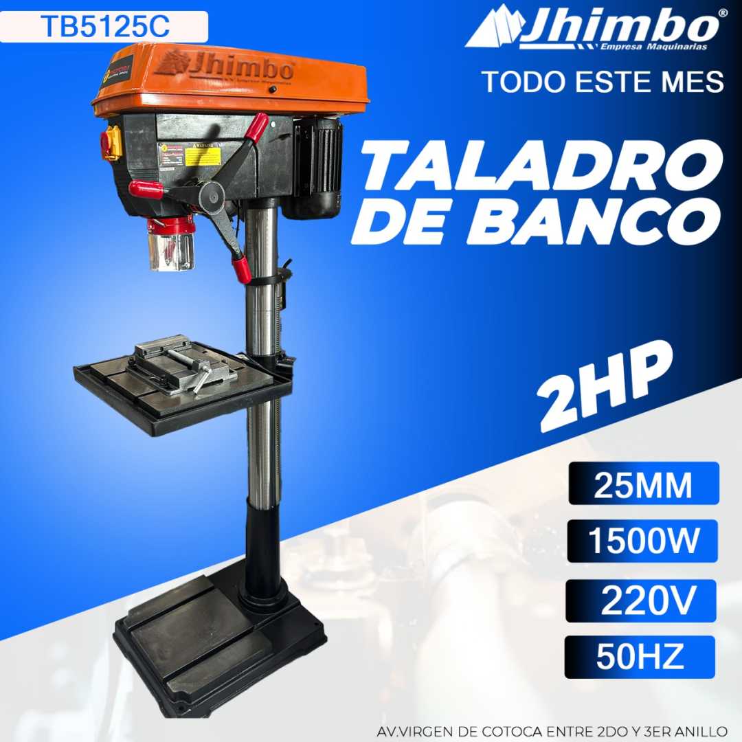 Taladro de mesa 2HP Bolivia - Jhimbo Importadora