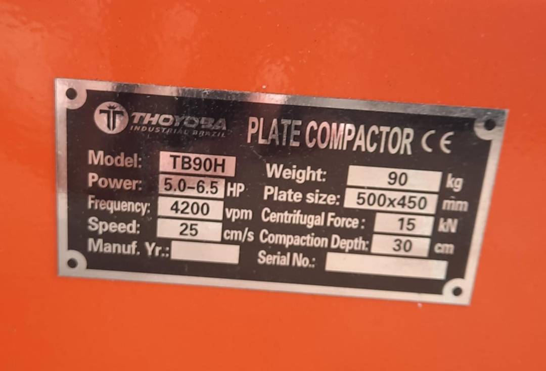 Compactadora tipo plancha industrial 90kg Santa Cruz - Imagen 3