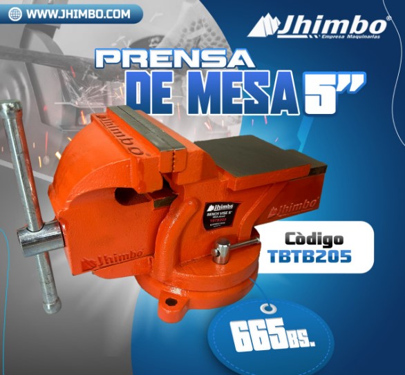 Prensa de mesa 5" Santa Cruz - Jhimbo Importadora