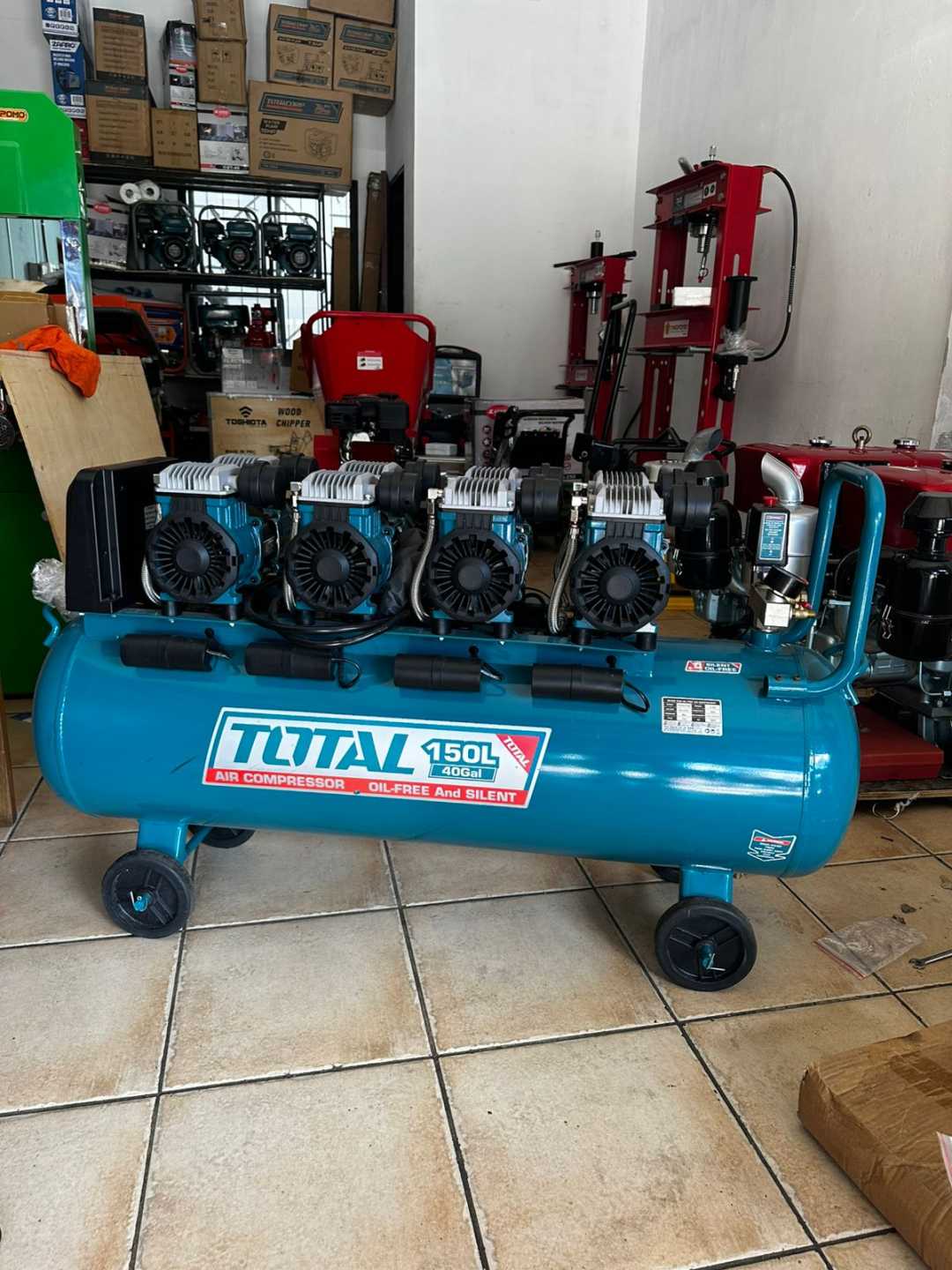 COMPRESORA DE AIRE SILENCIOSO 150 LITROS TOTAL - Imagen 3