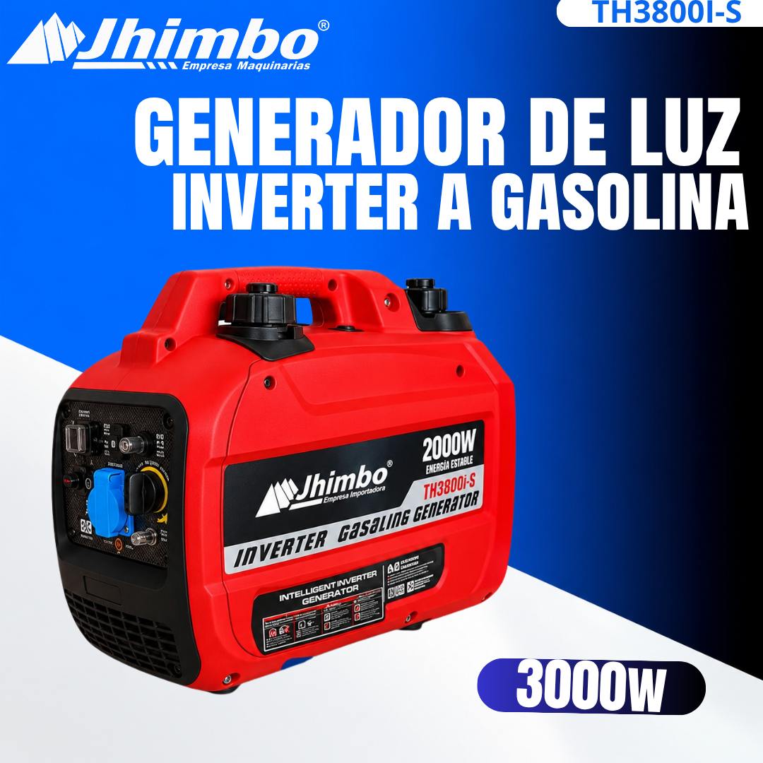 GENERADOR DE LUZ INVERTER A GASOLINA - Imagen 1