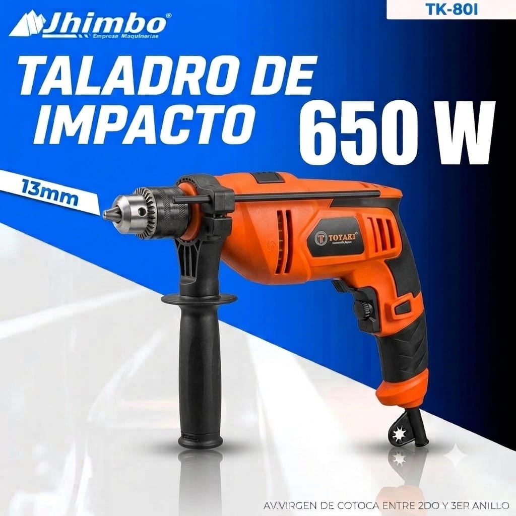 TALADRO DE IMPACTO TOYAKI 650 W BOLIVIA