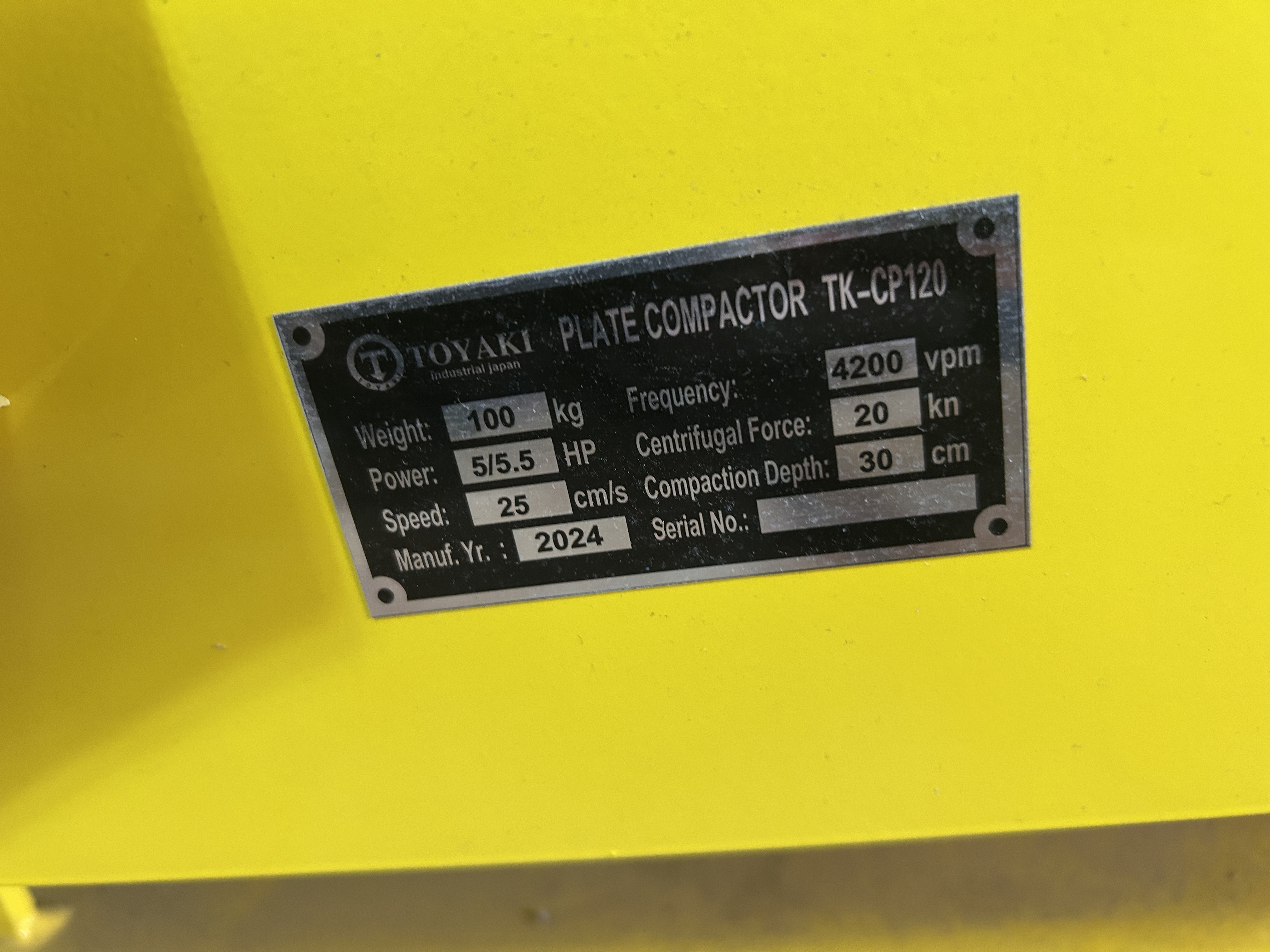 COMPACTADORA TIPO PLANCHA 120KG Bolivia - Imagen 2