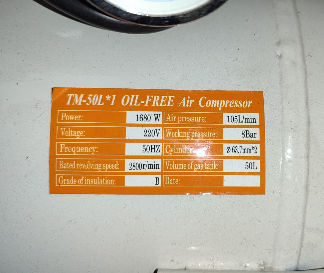 COMPRESORA DE AIRE DE 50LT INDUSTRIAL Bolivia - Imagen 4