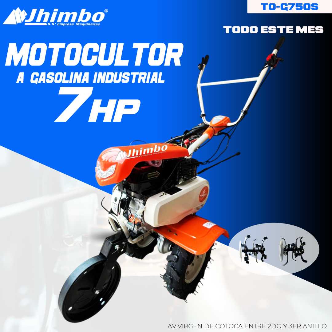 MOTOCULTOR A GASOLINA 7HP BRASILERA Santa Cruz Bolivia