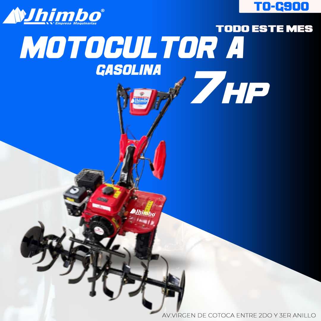 MOTOCULTOR 7HP A GASOLINA INDUSTRIAL Bolivia - Imagen 1