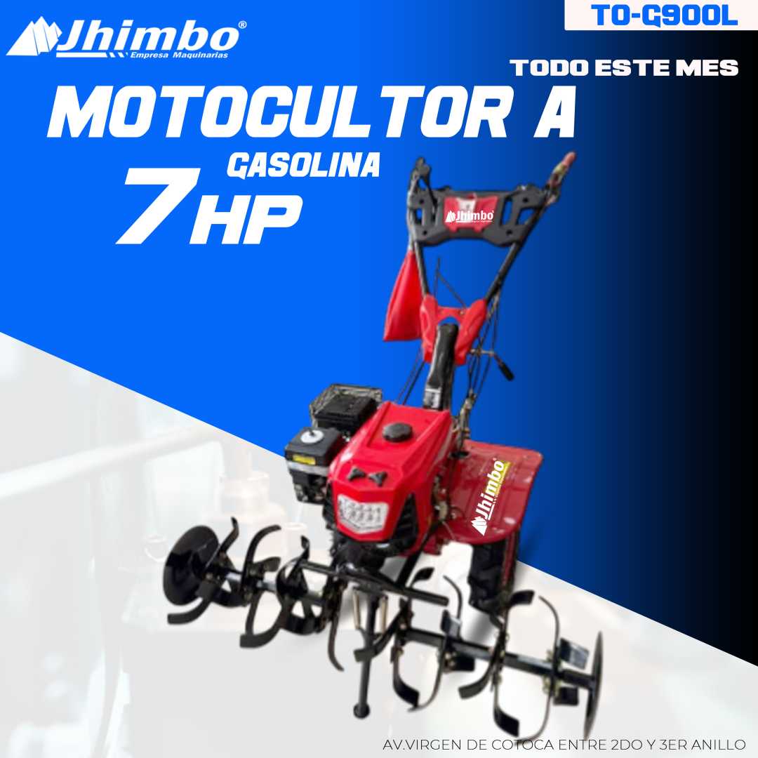 MOTOCULTOR 7HP A GASOLINA LUZ JAPONESA Santa Cruz Bolivia