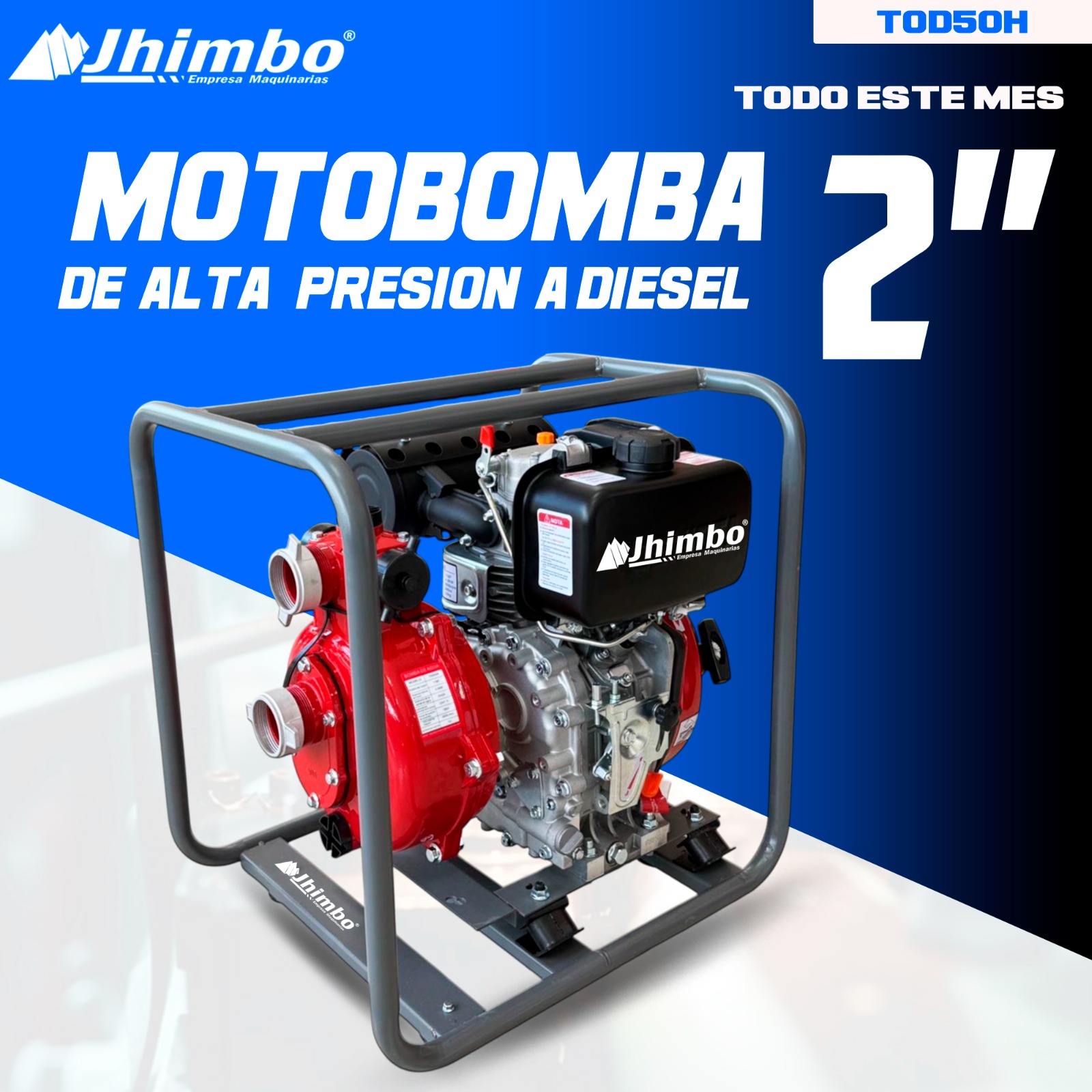 Motobomba de alta precion 2" Bolivia - Jhimbo Importadora