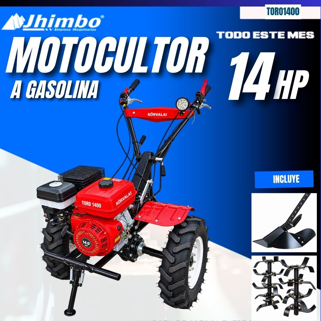 MOTOCULTOR 14 HP BOLIVIA - Jhimbo Importadora
