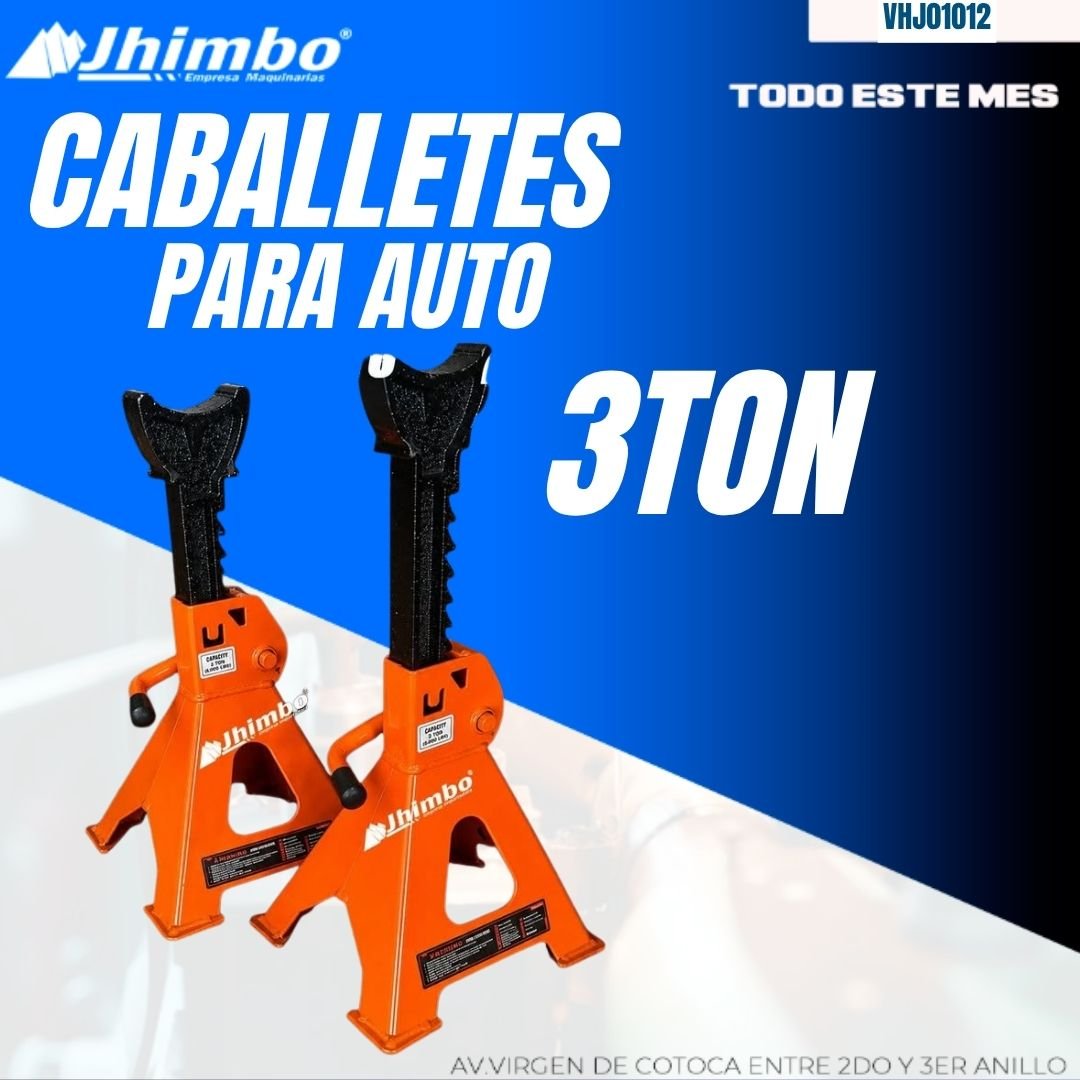CABALLETES PARA AUTOS 3TON INDUSTRIAL BOLIVIA - Imagen 1