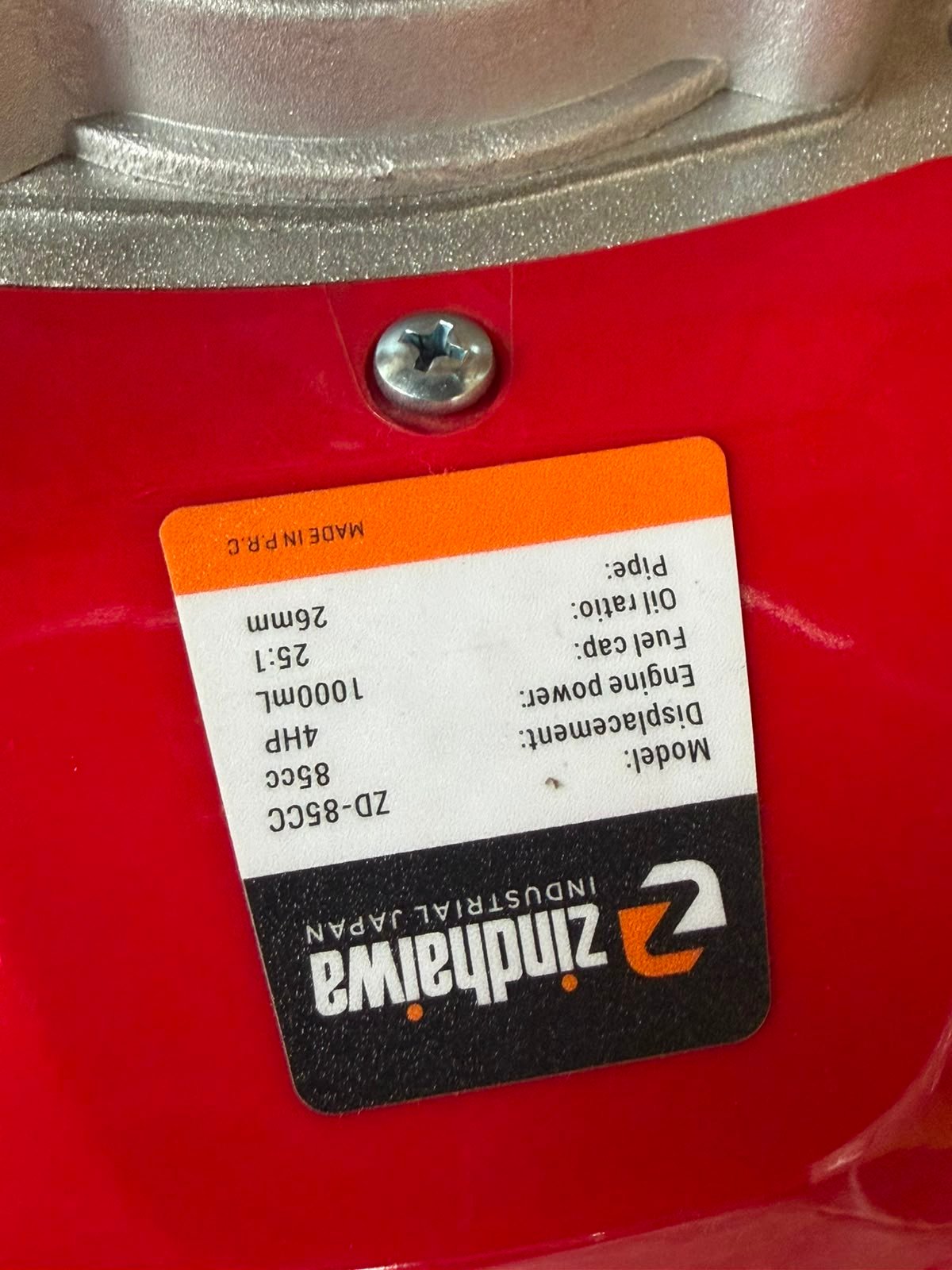 CORTA PASTO 85 CC ZINDHAIWA BOLIVIA - Imagen 3